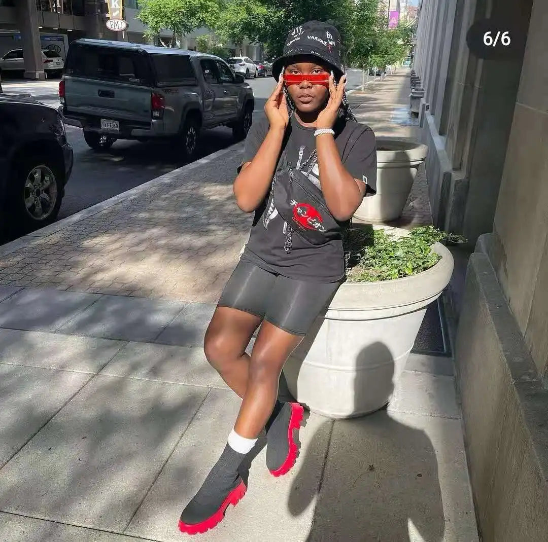 2023 Autumn Winter New Couple Socks Shoes Women