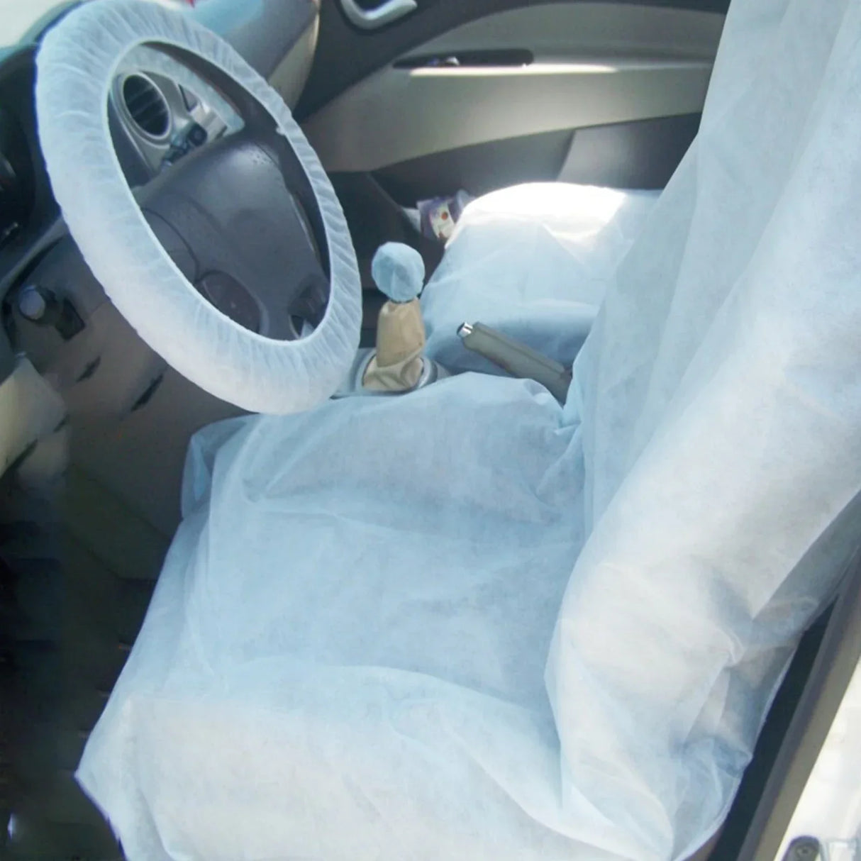 4 Pcs Disposable Nonwoven Fabric Car Soft Seat