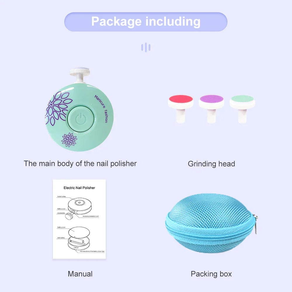 ELERA Baby Electric Nail Trimmer Kid Nail Polisher