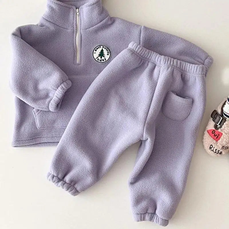 Baby Boys Clothing Sets Children Thicken Sweatshirt Kids
