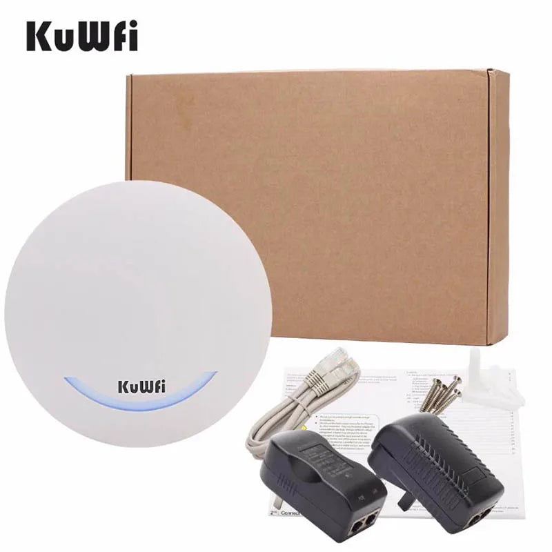 KuWFi 1200Mbps Wi-fi router Ceiling Mount Ethernet Port