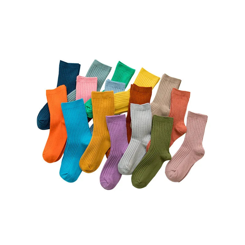 4 Pairs/pack Children's Socks Spring Autumn New Boys