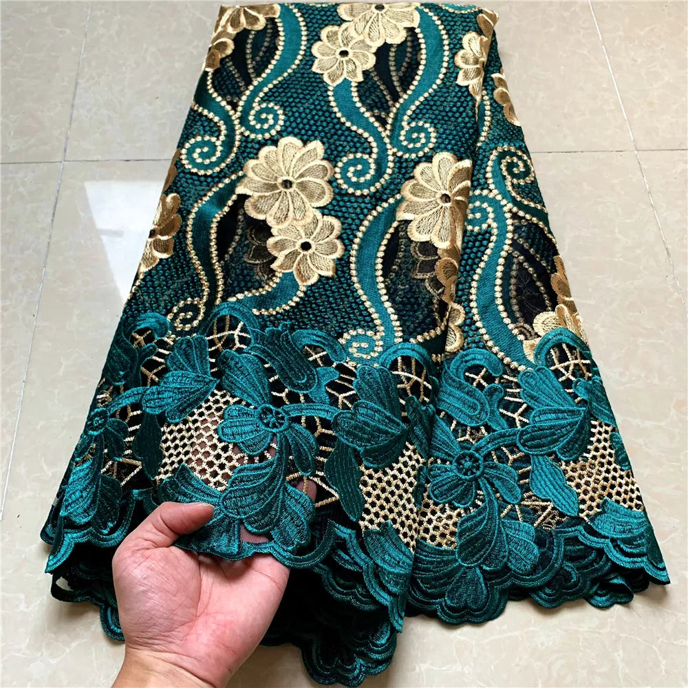 2022 High Quality African Nigerian French Tulle Lace