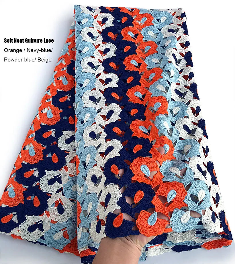 Skin friendly 5 Yards Top Class Guipure Lace