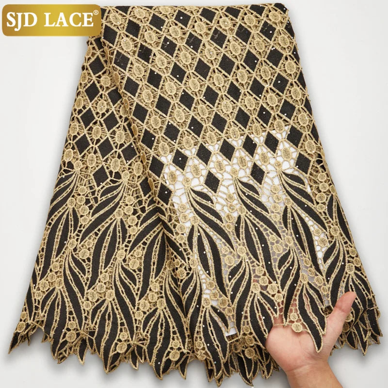 SJD LACE 2024Skin Friendly Classic African Eembroidery Guipure
