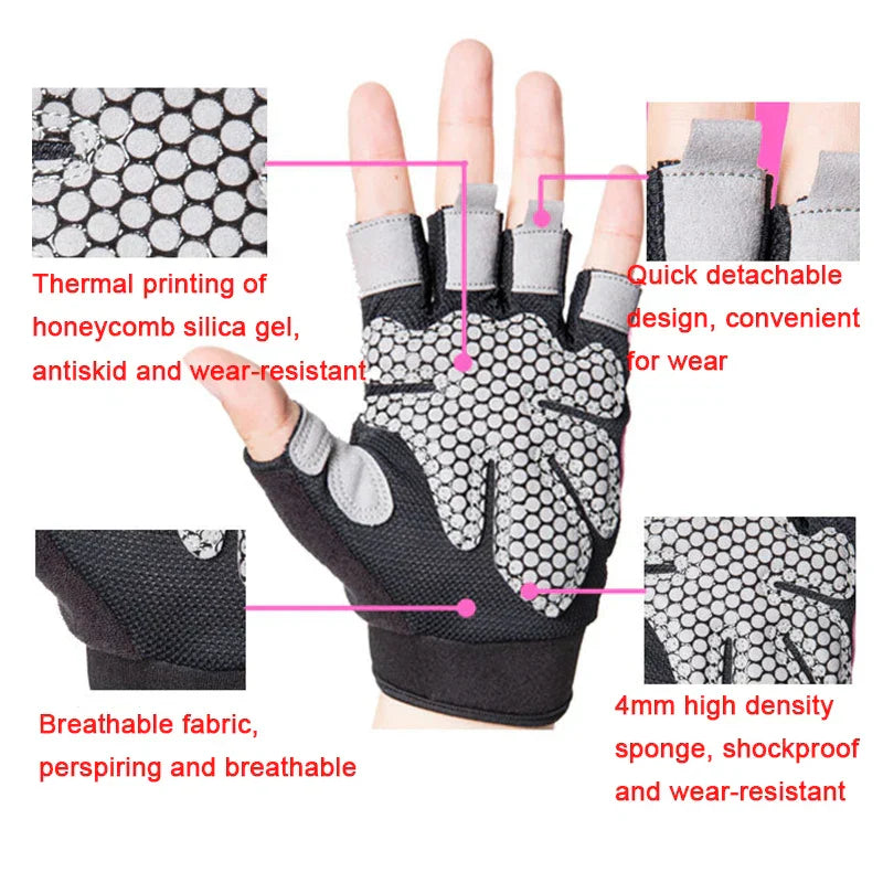 Coolfit Breathable Fitness Gloves Weight Lifting For Heavy