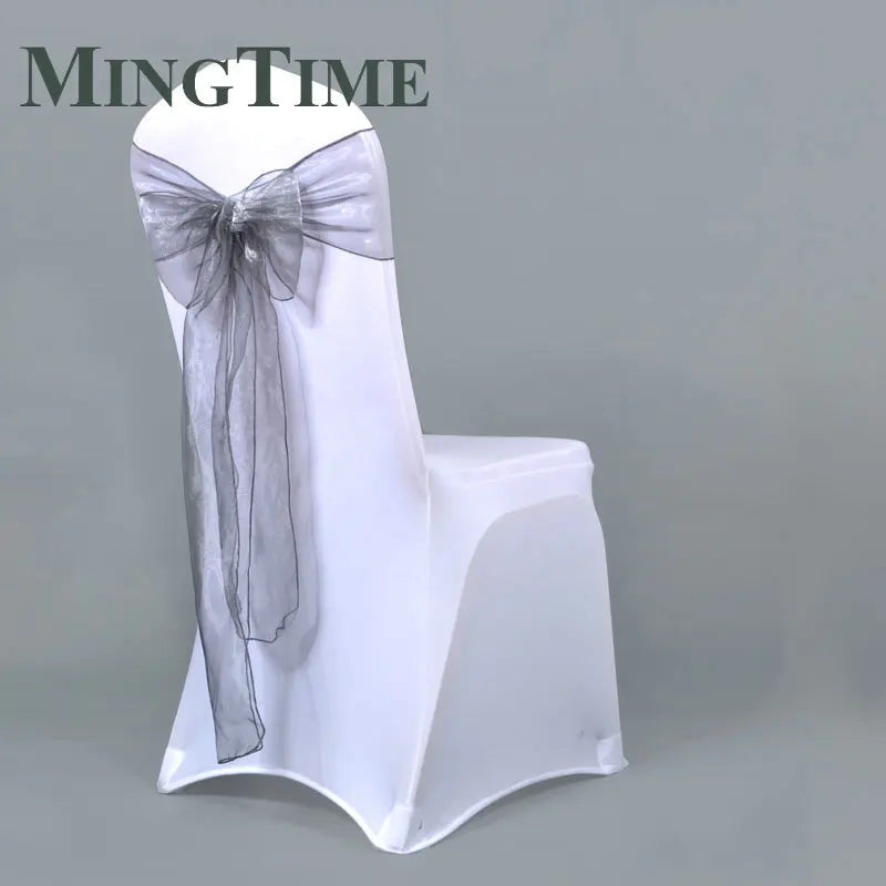 25pcs 275cm Sheer Organza Chair Sashes Band Ribbon
