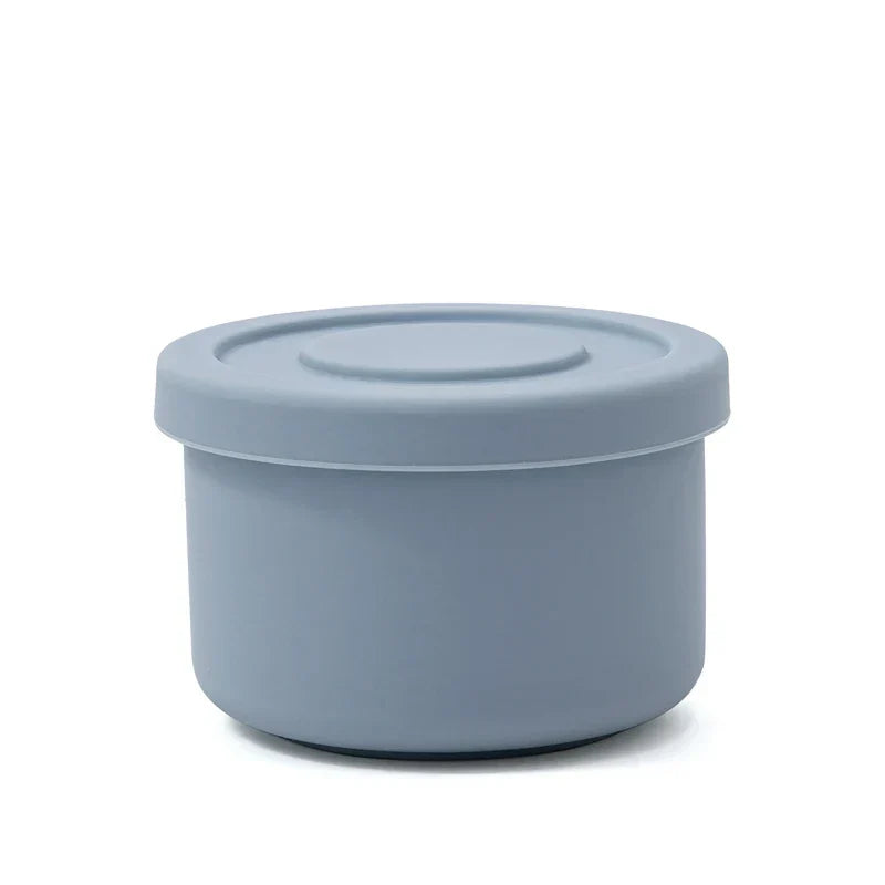 Baby Silicone Feeidng Solid Food Storage Box Kitchen