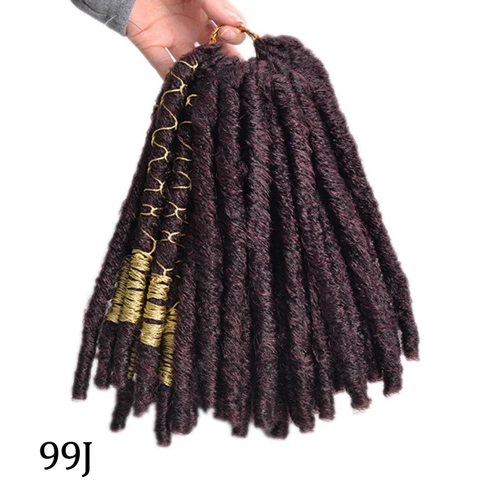 LUOYUDU Crochet Hair Dreadlocks Faux Locs Braiding Hair