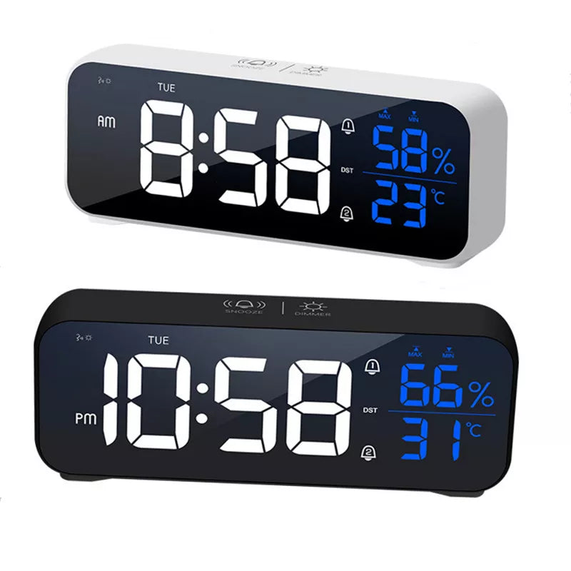 Music Alarm Clock Temperature Humidity Voice Control/Alaways On