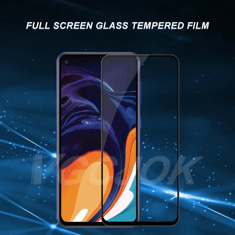 4Pcs Full Cover Tempered Glass For Samsung Galaxy