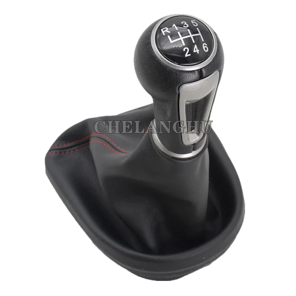 5/6 Speed MT Gear Shift Knob with PU Leather Boot for Seat Leon (2006-2012)