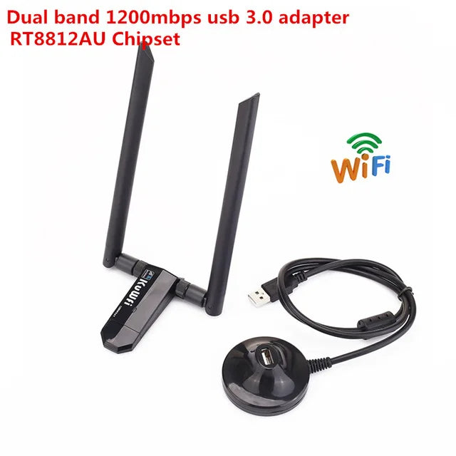 KuWfi 150Mbps Wifi USB Adapter For PC Outdoor