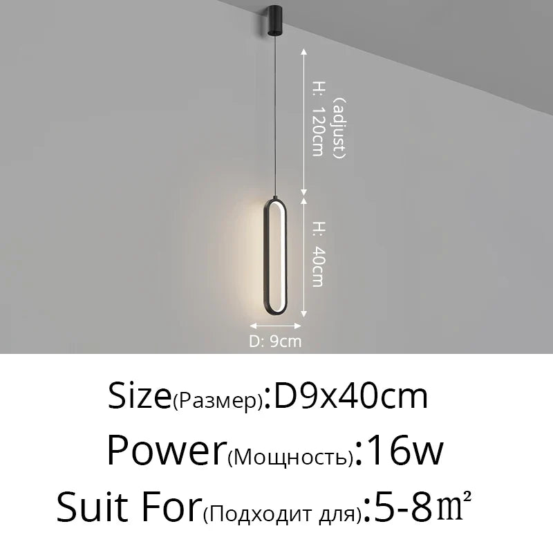 Nordic LED Pendant Lights Dining Table Kitchen Bedroom