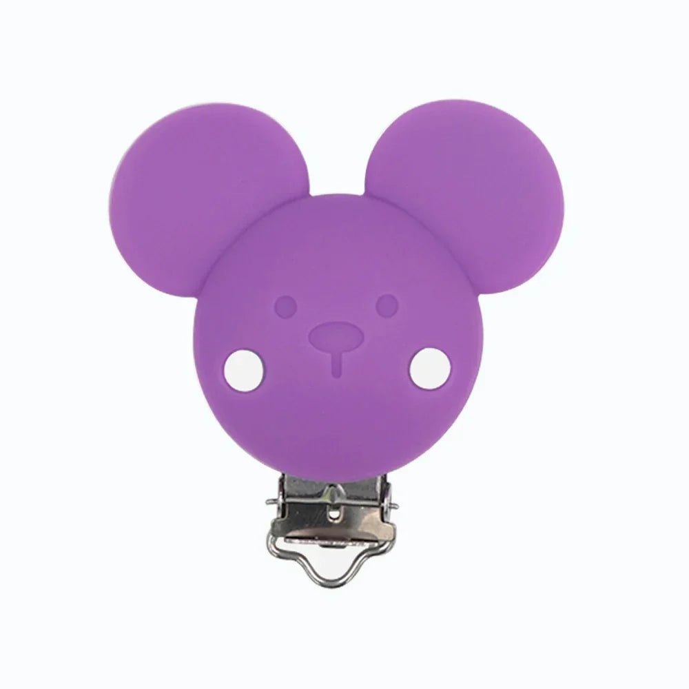 BOBO.BOX 10pc Silicone Beads Mikey Mouse Round Shape