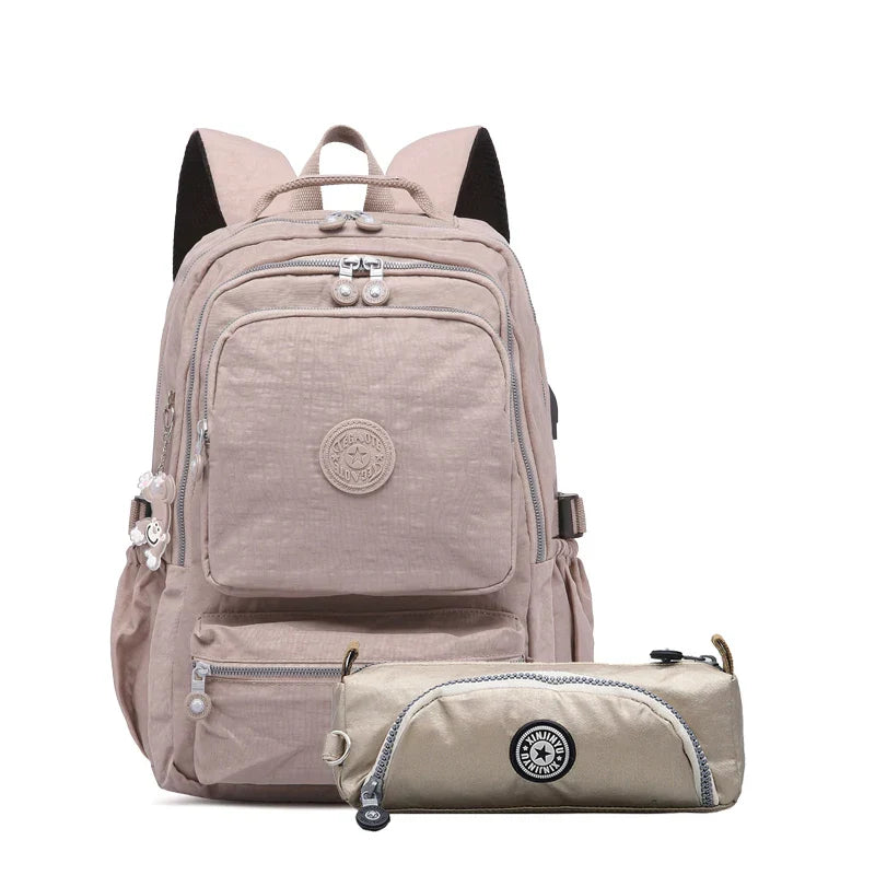 TEGAOTE Pencil Case Students Bolsa Famous Travel Nylon