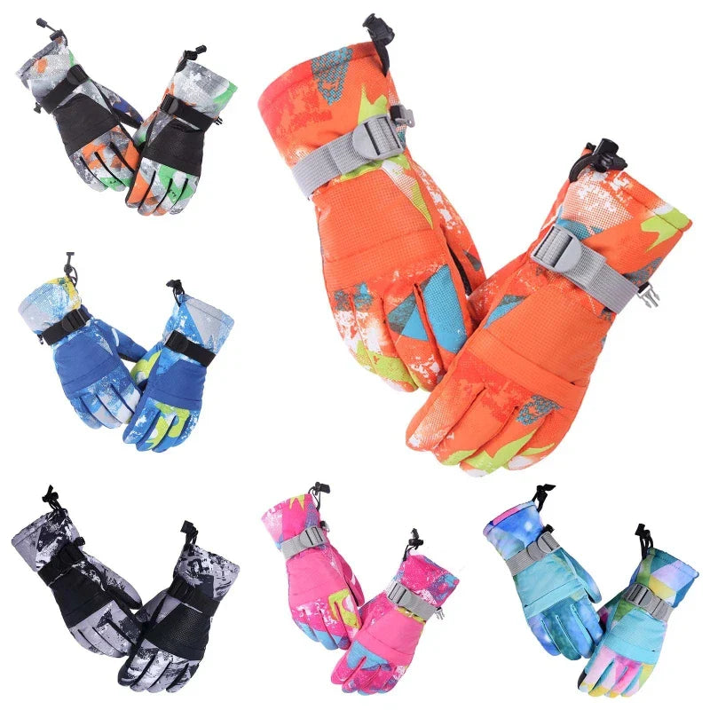 Kids Children Winter Warm Snowboard Touch Screen Ski