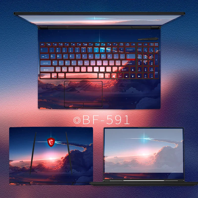 KH Laptop Sticker Skin Decals Cover Protector Guard