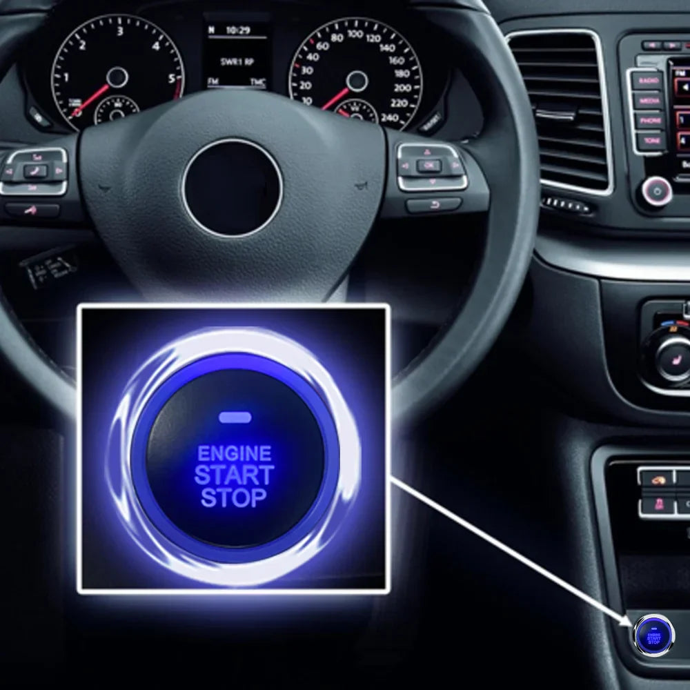 Universal Onebutton startCar Engine System 12V vehicle start