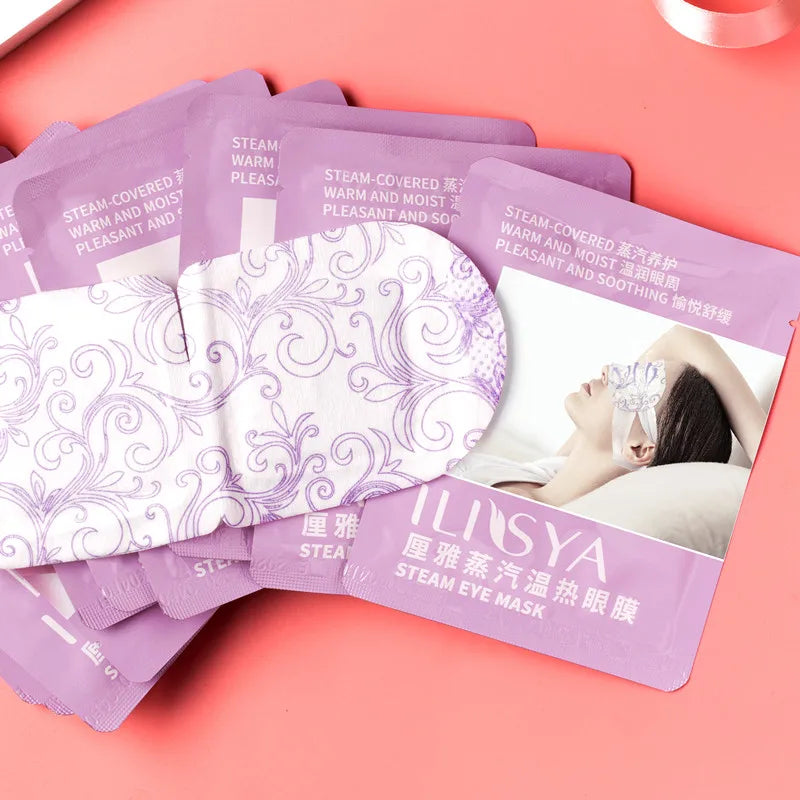 30PCS-Lavender Oil Steam Eye Mask Eye Care Skin