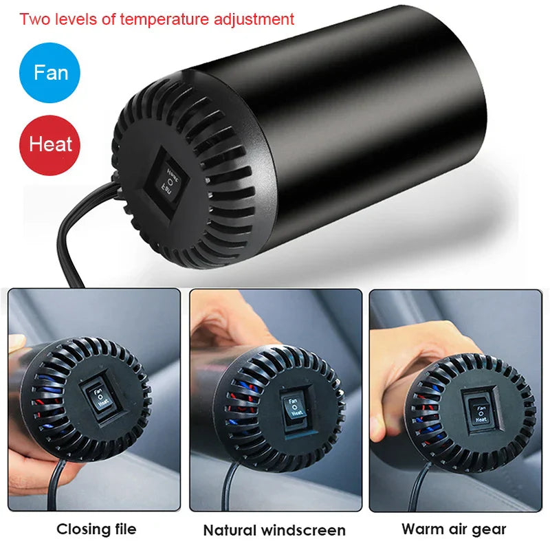 12V Car Heater Vehicle Heating Cooling Fan Portable