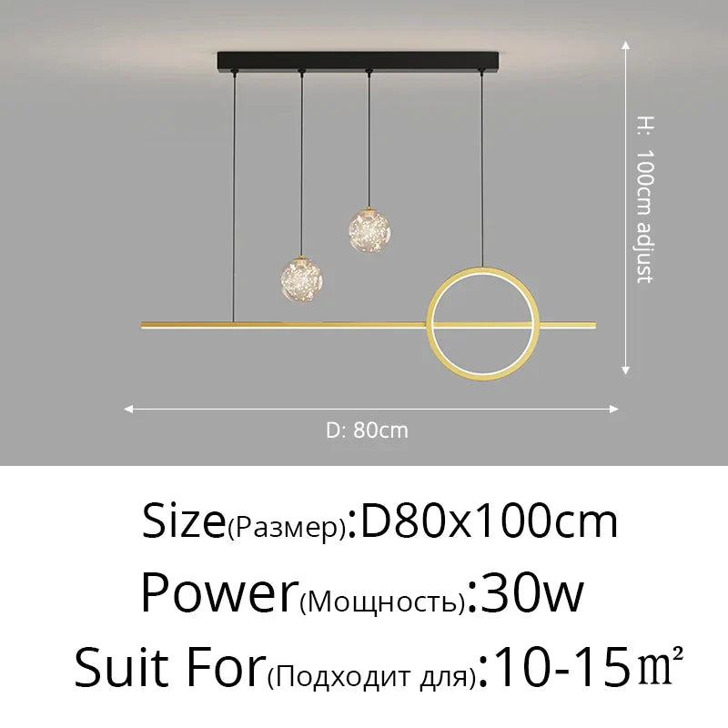 Nordic LED Pendant Lights Dining Table Kitchen Bedroom