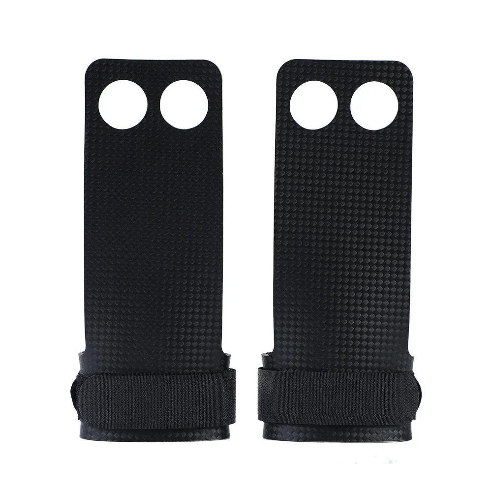 2-Hole Carbon Crossfit Grip for Weightlifting Gym Workoutfor