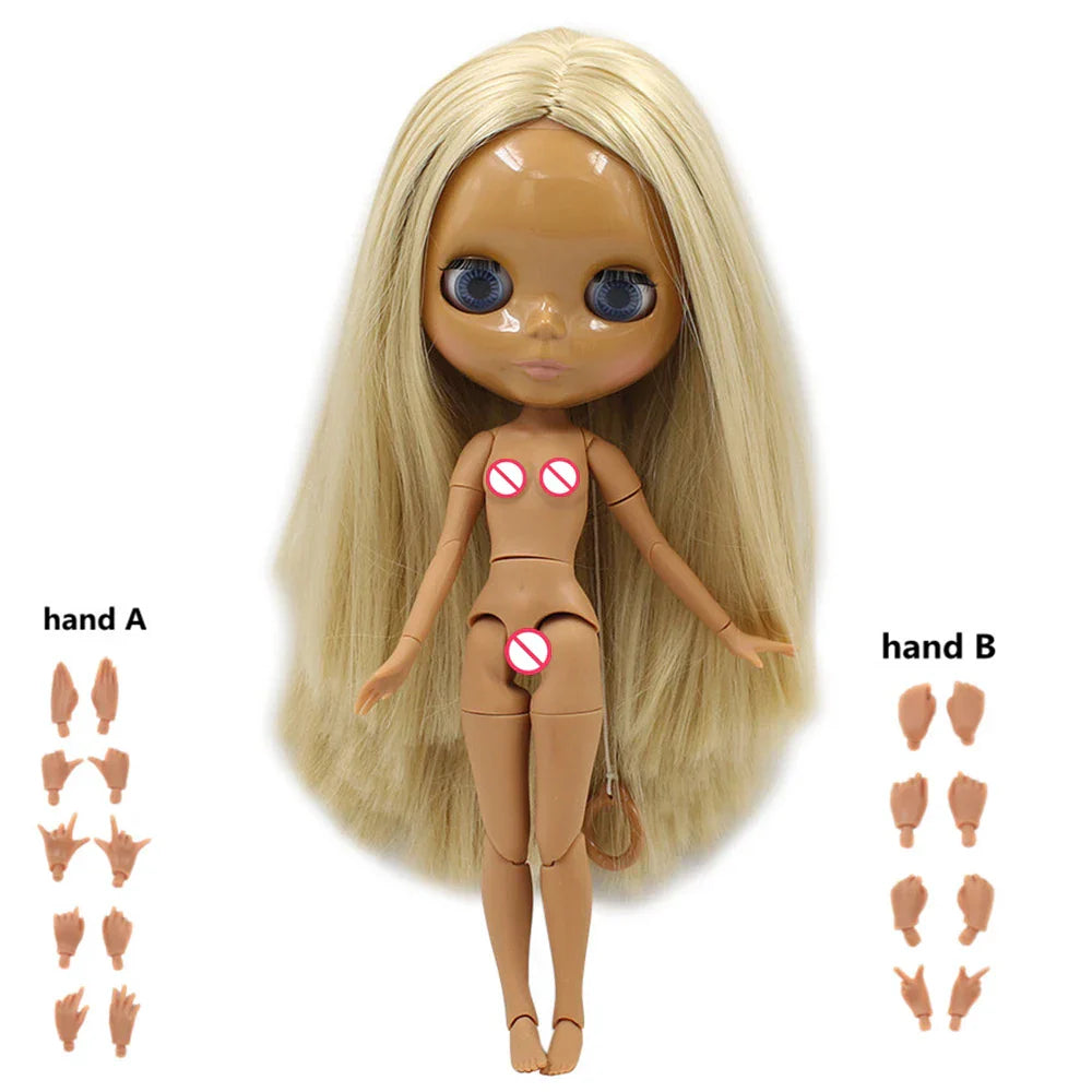ICY DBS Blyth Doll 1/6 Joint Body DIY BJD toys Fashion Dolls girl gift Special Offer on sale with hand set A&B