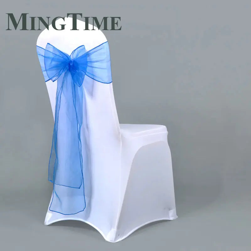 25pcs 275cm Sheer Organza Chair Sashes Band Ribbon
