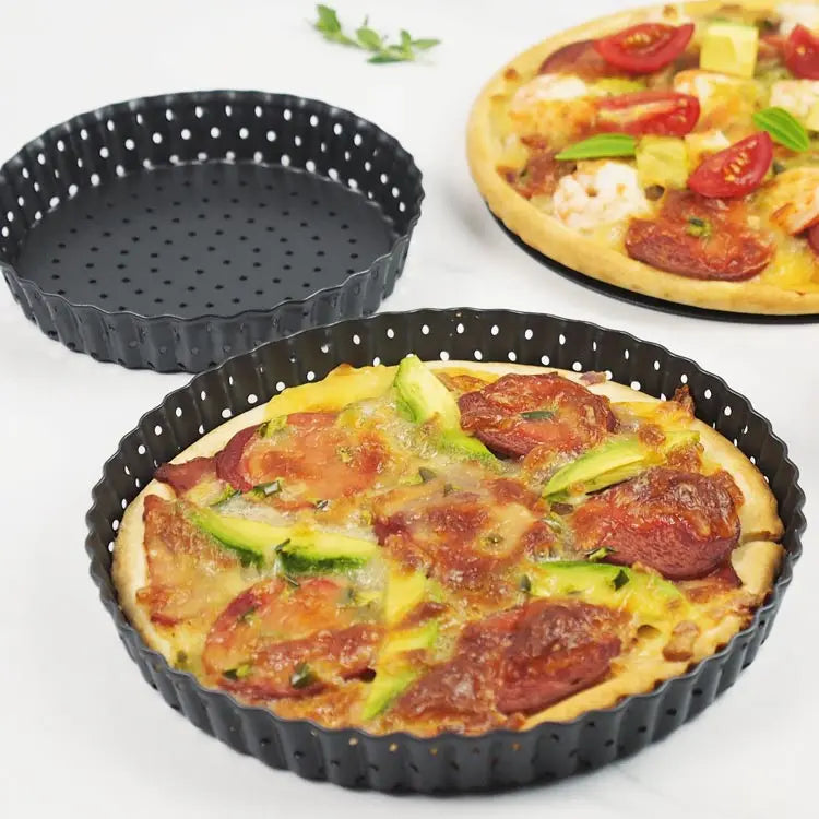 Pink Nonstick Cake Pie Pan Round Plate Marble