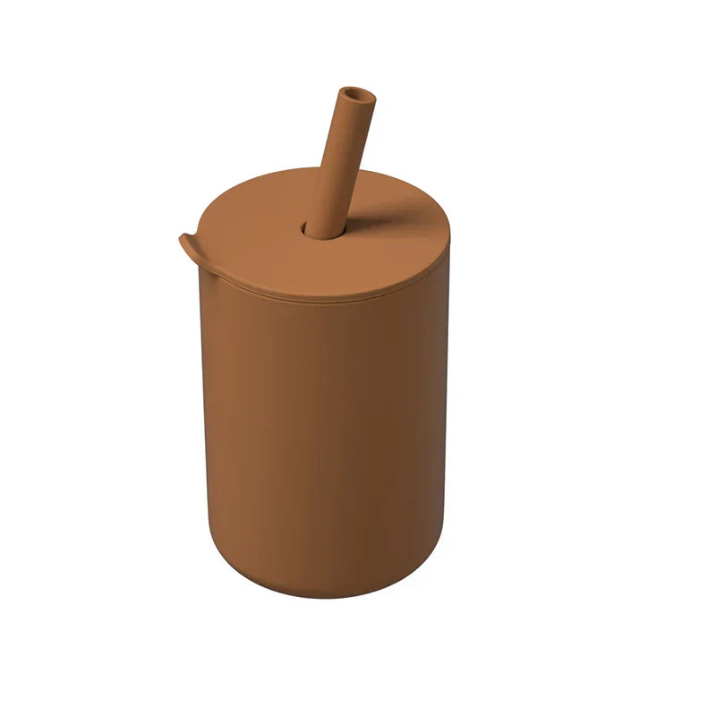 TYRY.HU Baby Feeding Straw Cup Baby Cartoon Learning