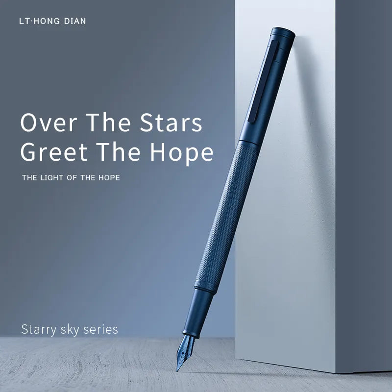 LT Hongdian Deep Blue Forest Metal Nib EF/F/Curved