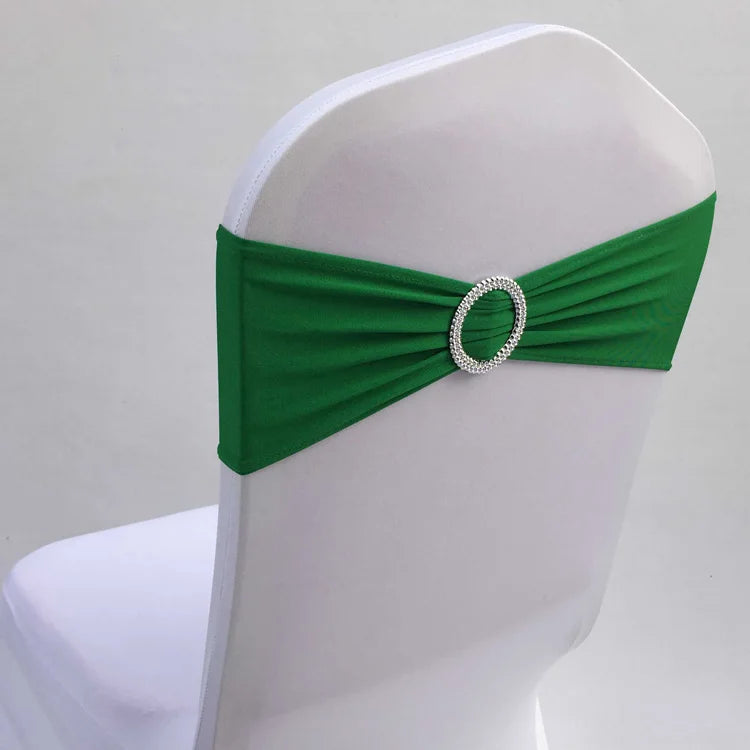 10pcs 50pcs Stretch Spandex Chair Sash Band With