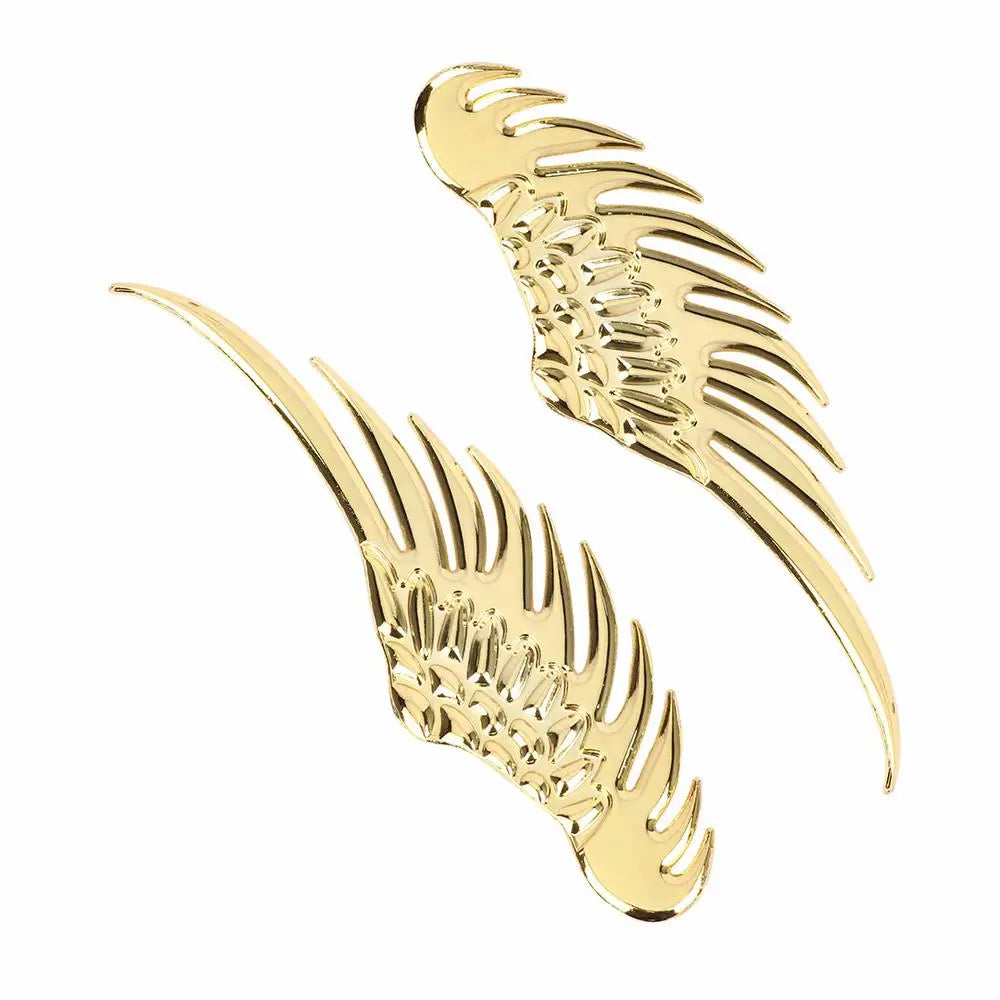 Car Auto Sticker 3D Stereo Metal Angel Wing