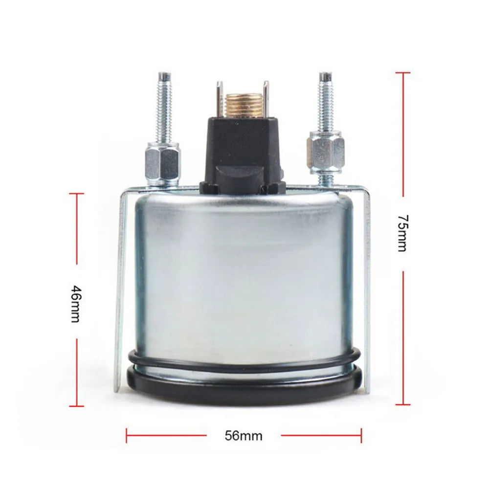 Pointer Mechanical Water Temp Car Gauge 2"52mm 40~130 Celsius Centigrade /130~265 Fahrenheit Temperature Instrument