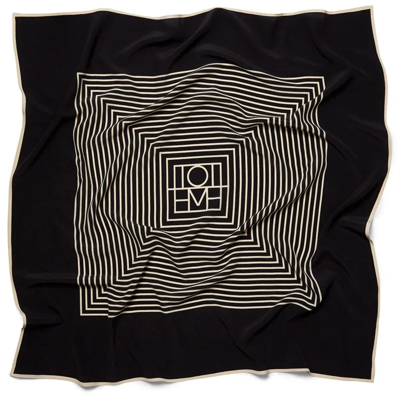 OMEA 100 Real Silk Square Scarf 90x90cm Handkerchief
