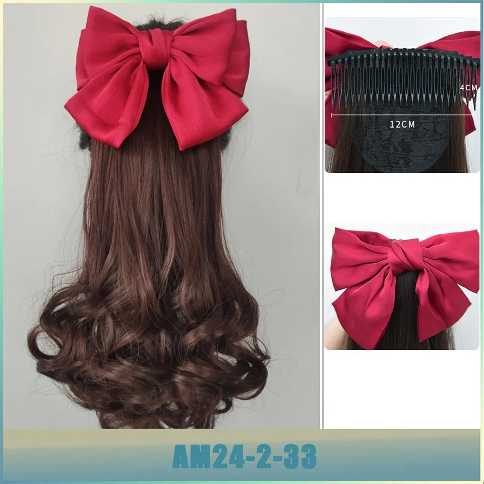 AS Synthetic Retro Ponytail with Comb Europen Princess