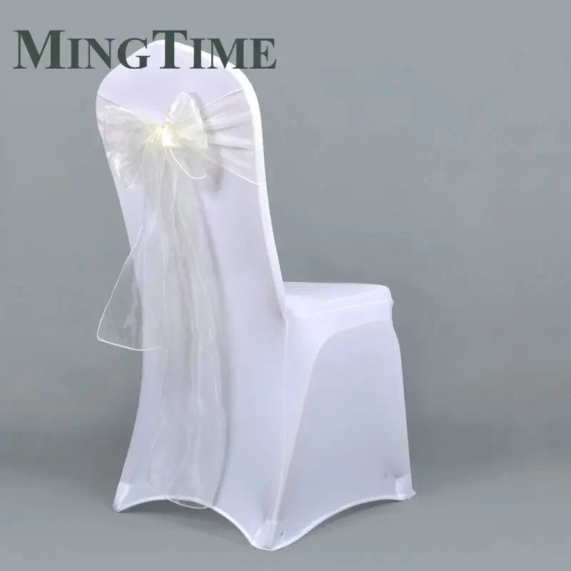 25pcs 275cm Sheer Organza Chair Sashes Band Ribbon