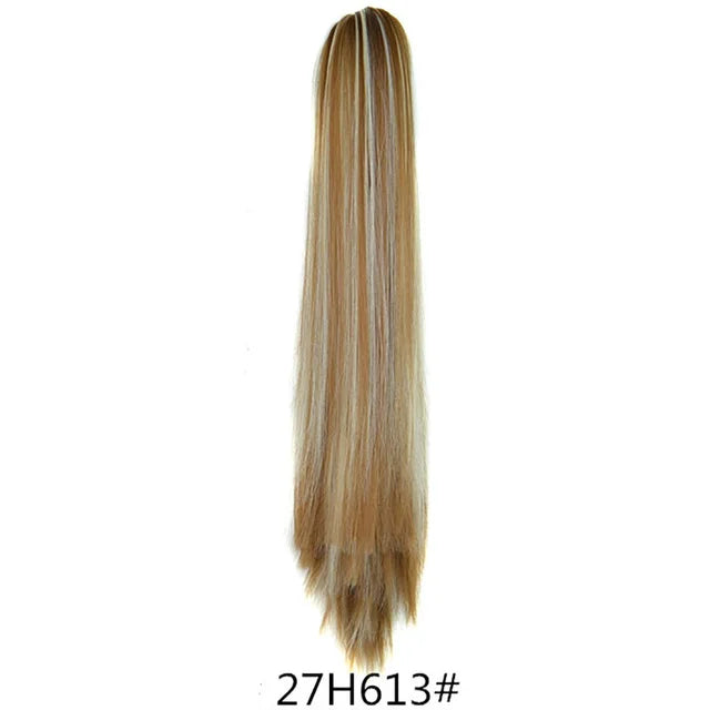 22inch Claw Clip On Ponytail Hair Extension Synthetic