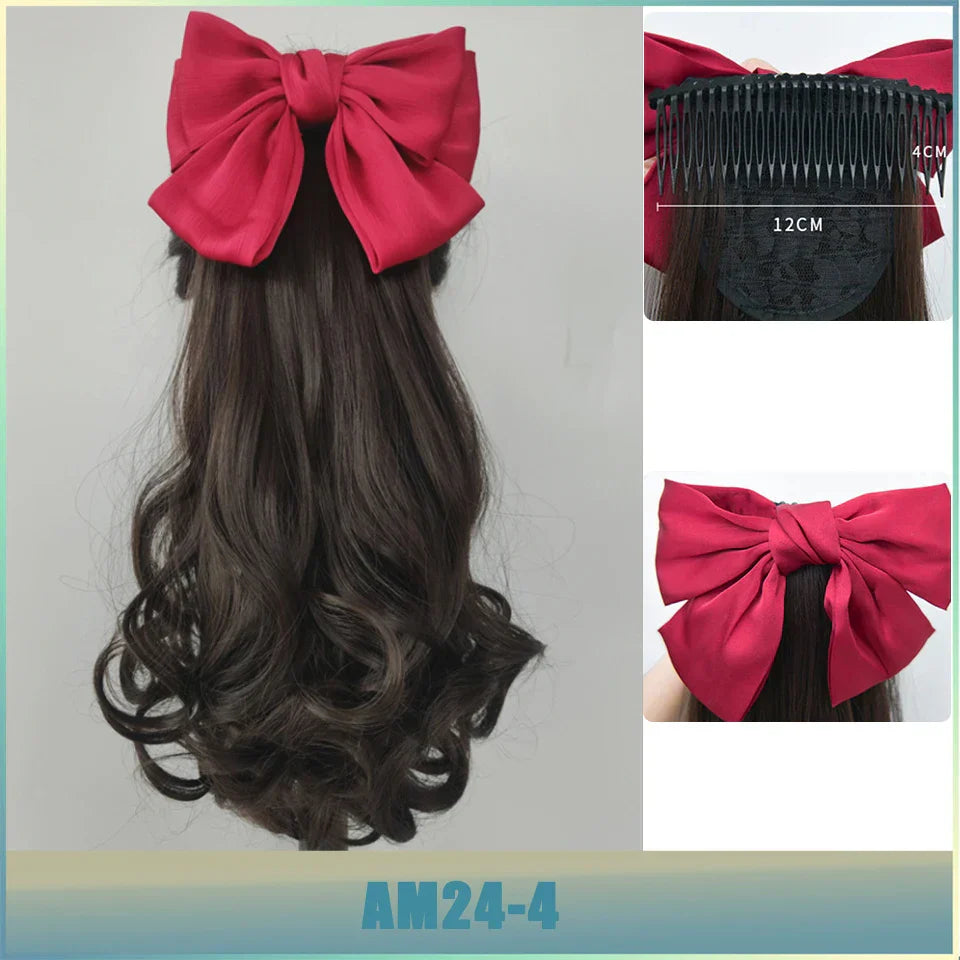 AS Synthetic Retro Ponytail with Comb Europen Princess