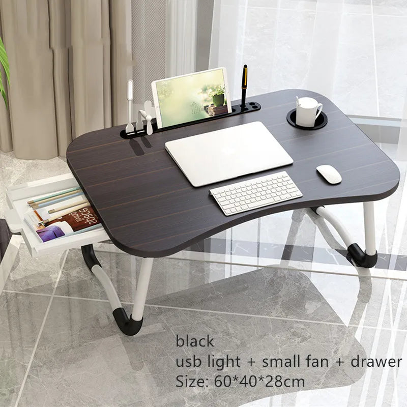 Home Folding Laptop Desk for Bed & Sofa