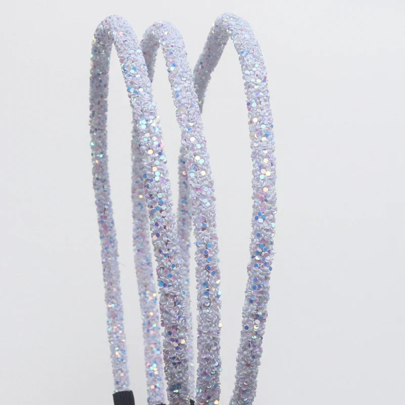 3 Piece New Girls Glitter Hair Accessories Kids