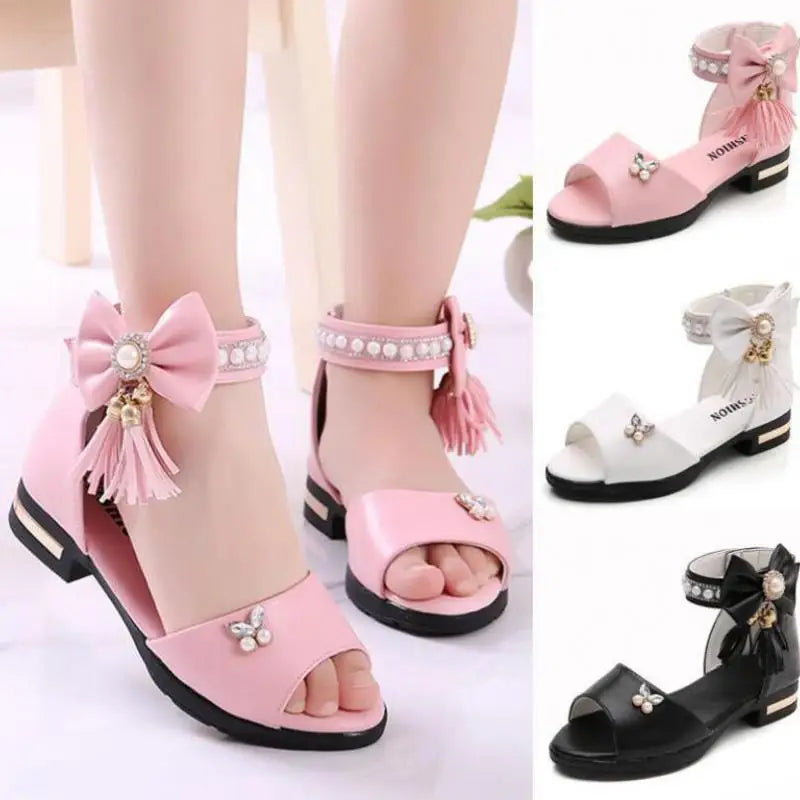 Kids Bow Sandals Children Girls Summer Cute Sandals