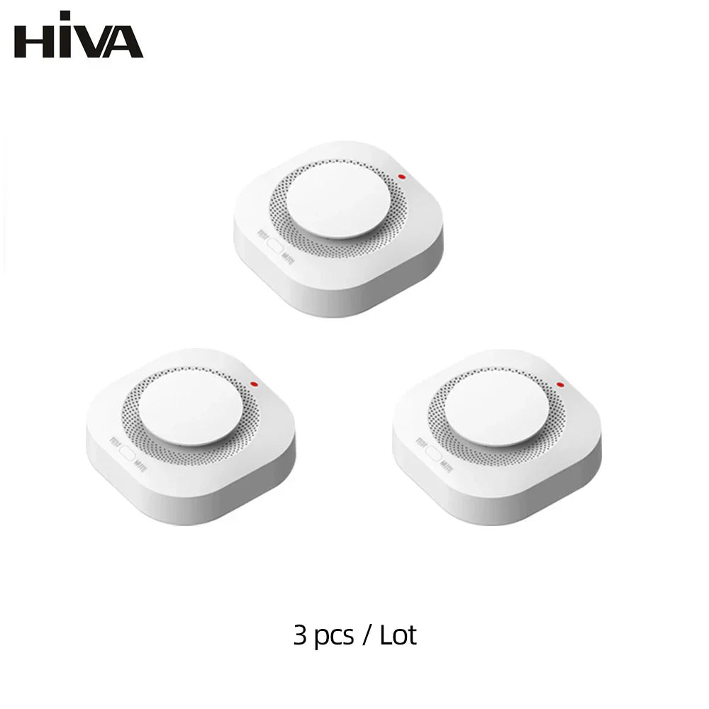 HIVA Wireless 433MHz Smoke Detector Fire Protection Home