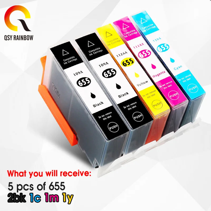 CMYK SUPPLIES 5x ink cartridge replacement for hp