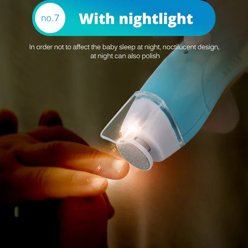 Electric Baby Nail Trimmer USB Charging Kids Infant