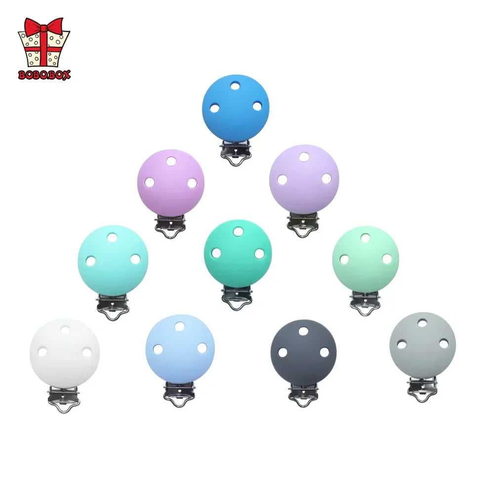 BOBO.BOX 10pc Silicone Beads Mikey Mouse Round Shape