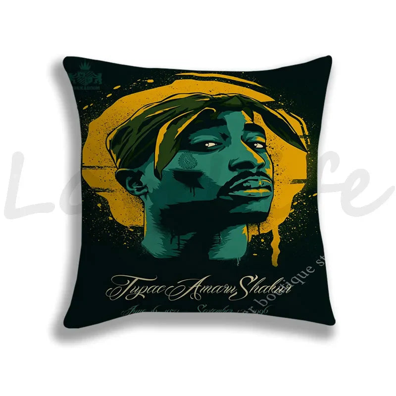 Rapper 2Pac Tupac Printing Pillows Covers Cool Pillow