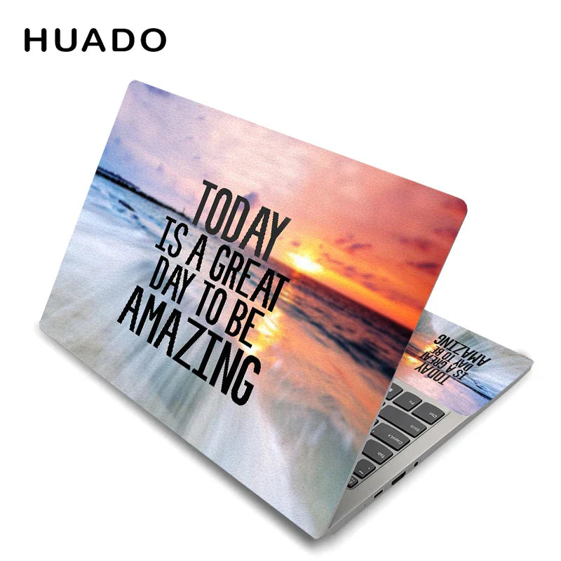 Motivational Words Laptop Skin Sticker 13.3" 15" 15.6"