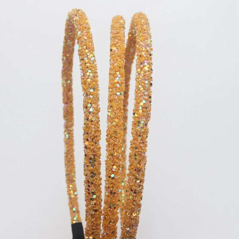 3 Piece New Girls Glitter Hair Accessories Kids